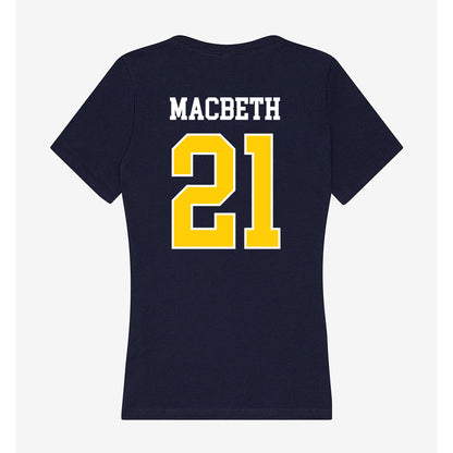 Toledo - NCAA Women's Soccer : Allison Macbeth - Women's V-Neck T-Shirt-1