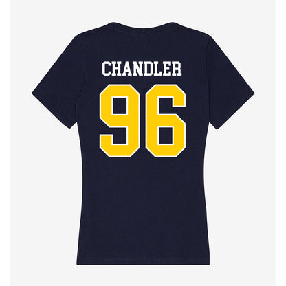 Toledo - NCAA Football : Nathaniel Chandler - Women's V-Neck T-Shirt-1