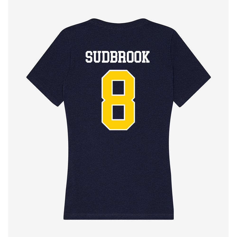 Toledo - NCAA Baseball : Troy Sudbrook - Women's V-Neck T-Shirt-1