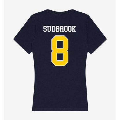 Toledo - NCAA Baseball : Troy Sudbrook - Women's V-Neck T-Shirt-1