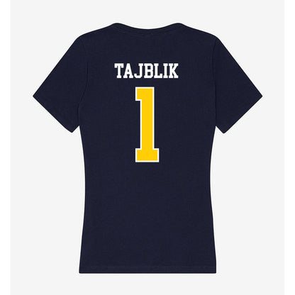 Toledo - NCAA Baseball : Drew Tajblik - Women's V-Neck T-Shirt-1