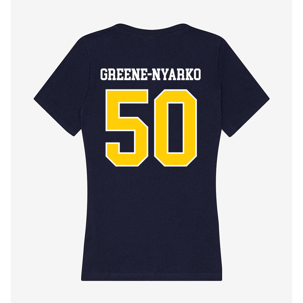 Toledo - NCAA Football : Raphael Greene-Nyarko - Women's V-Neck T-Shirt-1