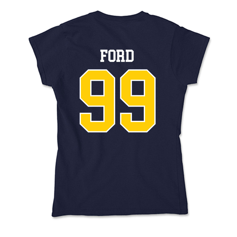 Toledo - NCAA Football : Travion Ford - Soft Style Women’s T-Shirt-1