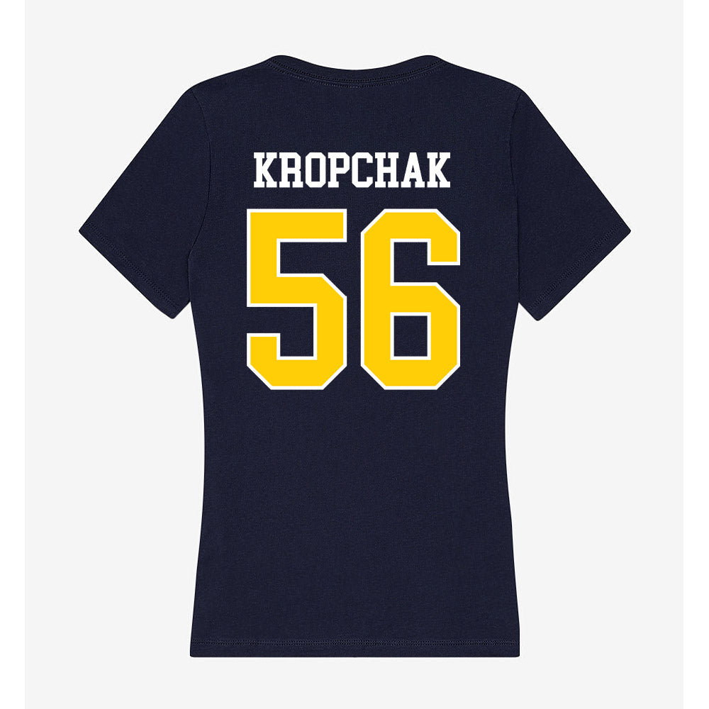 Toledo - NCAA Football : Jacob Kropchak - Women's V-Neck T-Shirt-1