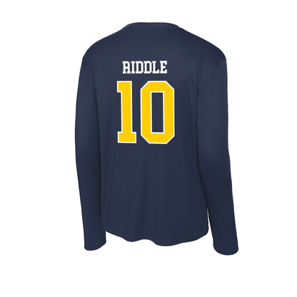 Toledo - NCAA Men's Basketball : Chris Riddle - Activewear Long Sleeve T-Shirt-1