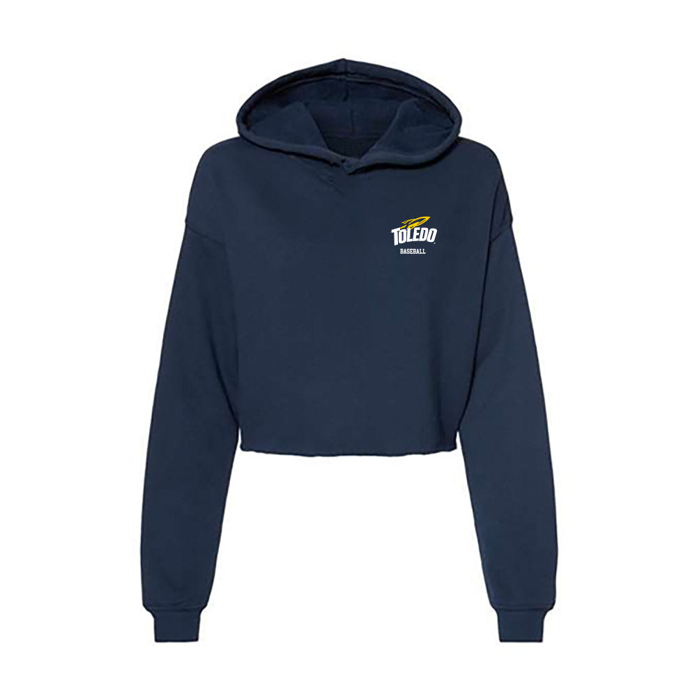 Toledo - NCAA Baseball : Luke Leto - Women's Crop Fleece Hoodie-0