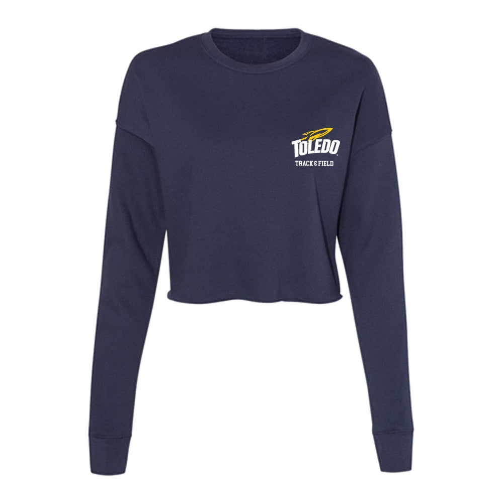 Toledo - NCAA Women's Track & Field : Sydney Stepanovich - Women's Cropped Crew Fleece-0