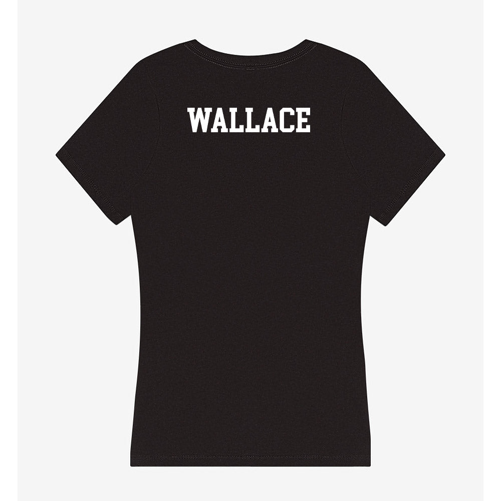 Bethune - NCAA Men's Track & Field : Jancent Wallace - Women's V-Neck T-Shirt-1