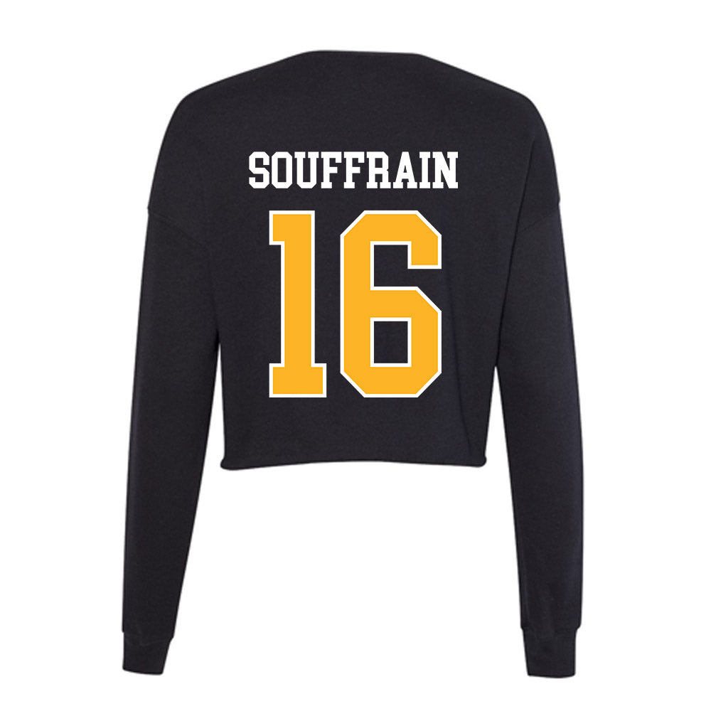 Bethune - NCAA Baseball : Manuel Souffrain - Women's Cropped Crew Fleece-1