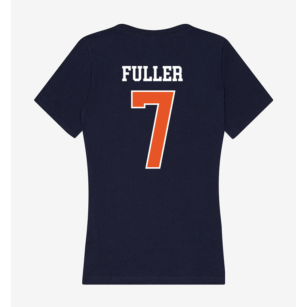 Utica - NCAA Football : Brett Fuller - Women's V-Neck T-Shirt-1