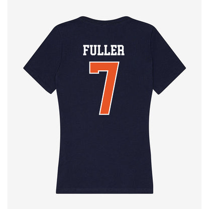 Utica - NCAA Football : Brett Fuller - Women's V-Neck T-Shirt-1