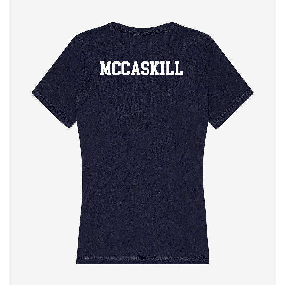 Utica - NCAA Men's Track & Field : Kaiden McCaskill - Women's V-Neck T-Shirt-1