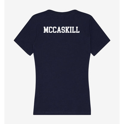 Utica - NCAA Men's Track & Field : Kaiden McCaskill - Women's V-Neck T-Shirt-1