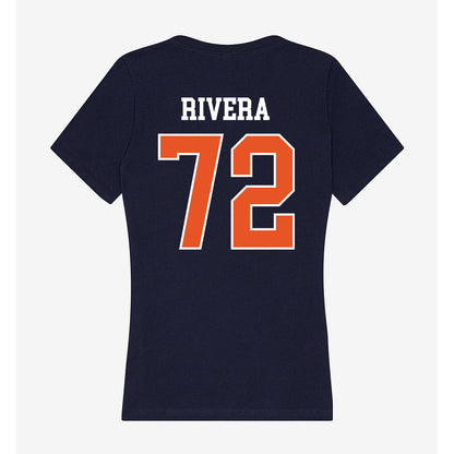 Utica - NCAA Football : Tyler Rivera - Women's V-Neck T-Shirt-1