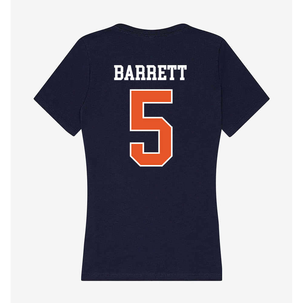 Utica - NCAA Men's Ice Hockey : Isaac Barrett - Women's V-Neck T-Shirt-1