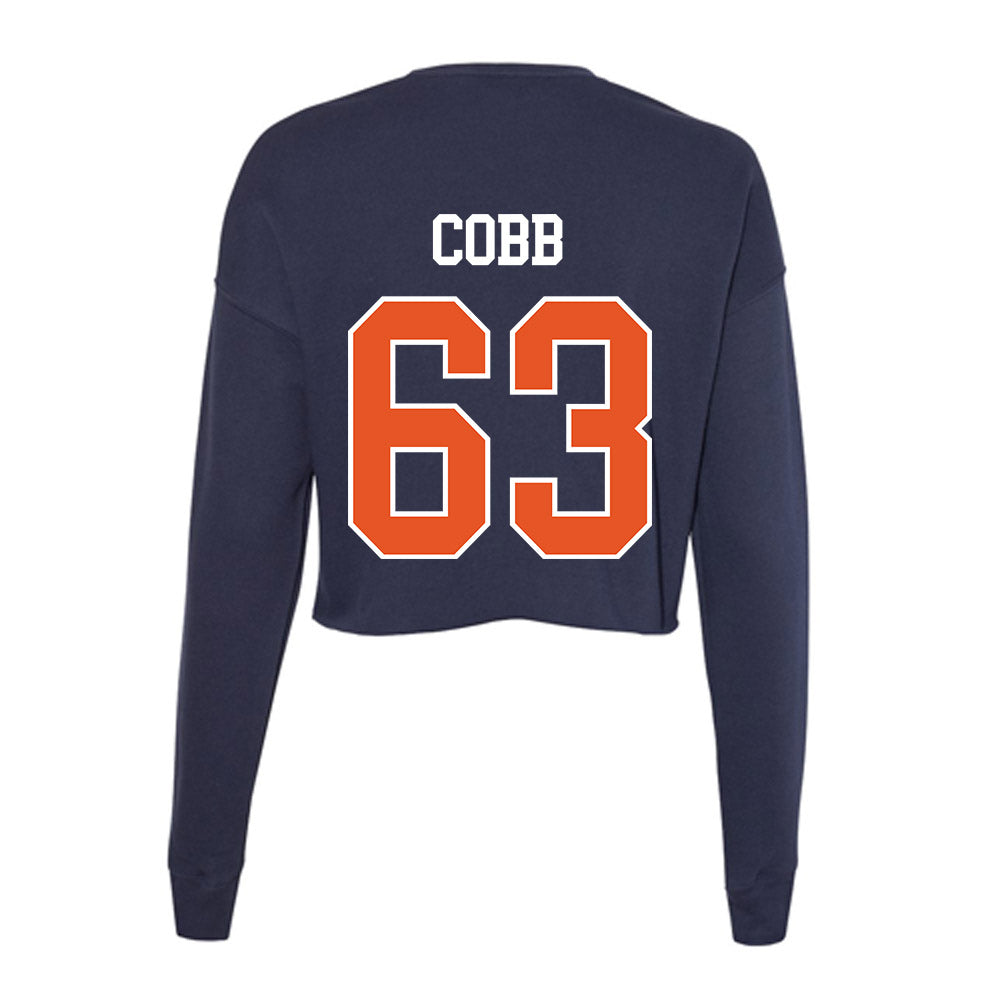 Utica - NCAA Football : Anthony Cobb - Women's Cropped Crew Fleece-1