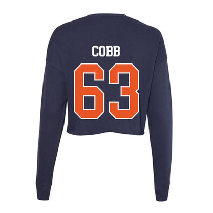 Utica - NCAA Football : Anthony Cobb - Women's Cropped Crew Fleece-1