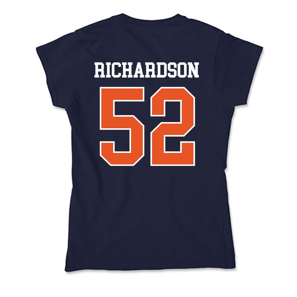 Utica - NCAA Football : Joshua Richardson - Soft Style Women’s T-Shirt-1