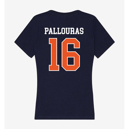 Utica - NCAA Football : Matthew Pallouras - Women's V-Neck T-Shirt-1