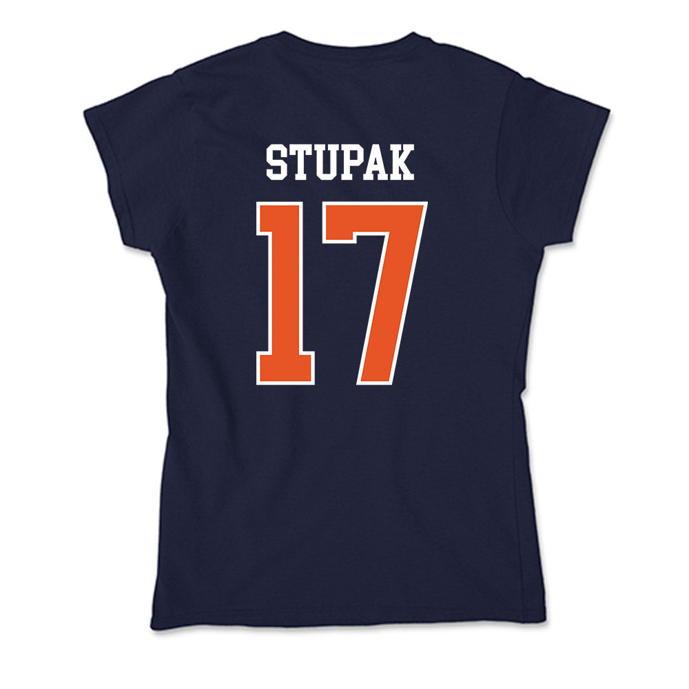Utica - NCAA Football : Cayden Stupak - Soft Style Women’s T-Shirt-1
