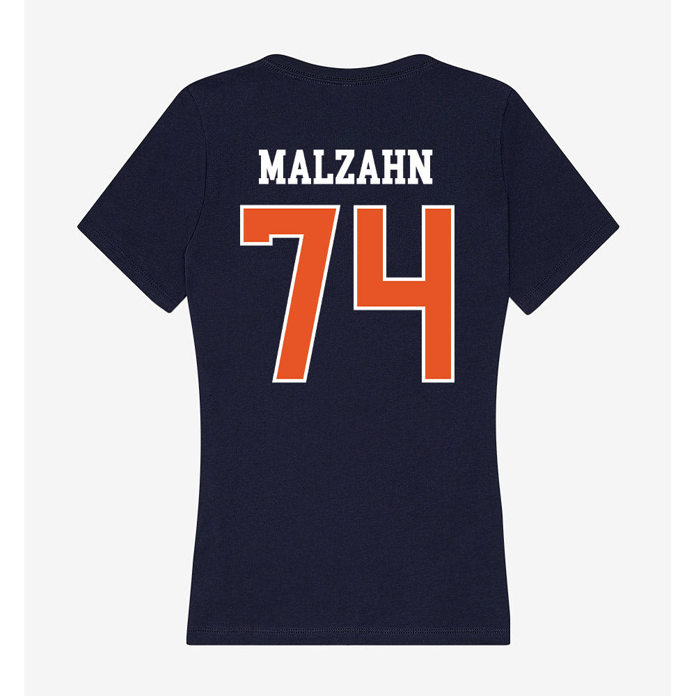 Utica - NCAA Football : Michael Malzahn - Women's V-Neck T-Shirt-1