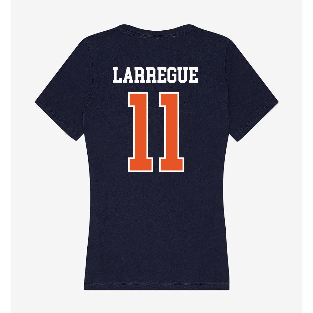 Utica - NCAA Men's Basketball : Jayden Larregue - Women's V-Neck T-Shirt-1
