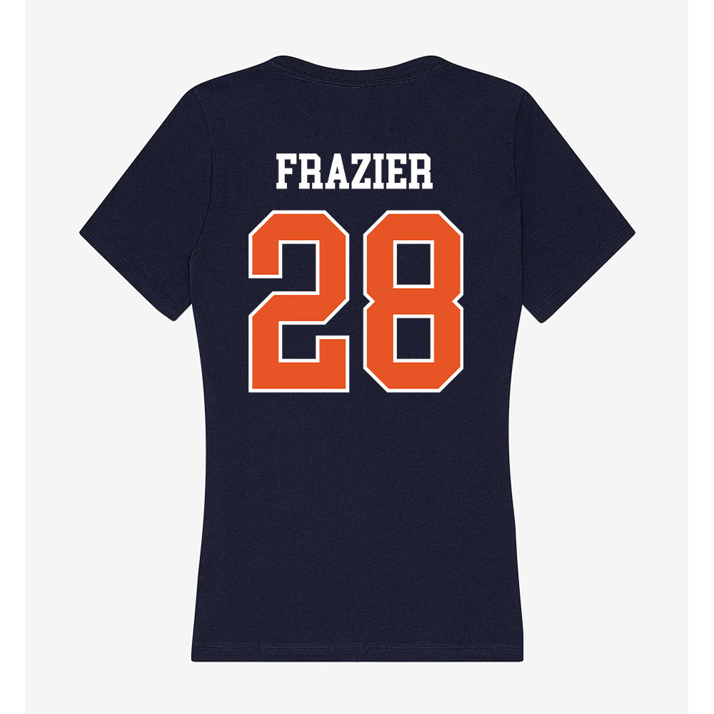 Utica - NCAA Football : Eze Frazier - Women's V-Neck T-Shirt-1