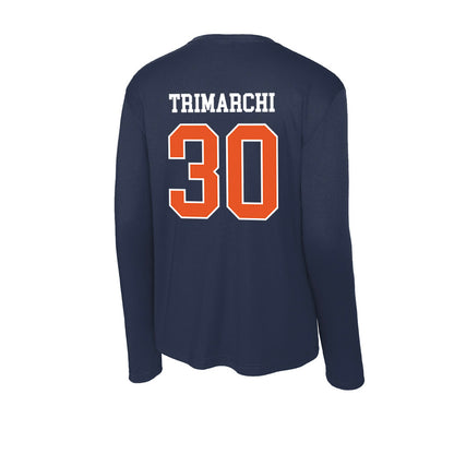 Utica - NCAA Men's Basketball : Cameron Trimarchi - Activewear Long Sleeve T-Shirt-1