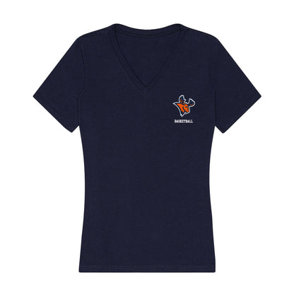 Utica - NCAA Men's Basketball : Jeffrey Manuel - Women's V-Neck T-Shirt-0