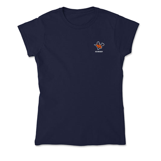 Utica - NCAA Men's Ice Hockey : Anthony Bax - Soft Style Women’s T-Shirt-0