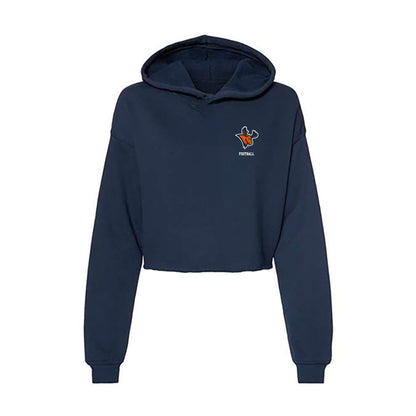 Utica - NCAA Football : Joshua Richardson - Women's Crop Fleece Hoodie-0