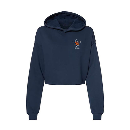 Utica - NCAA Football : Joshua Richardson - Women's Crop Fleece Hoodie-0