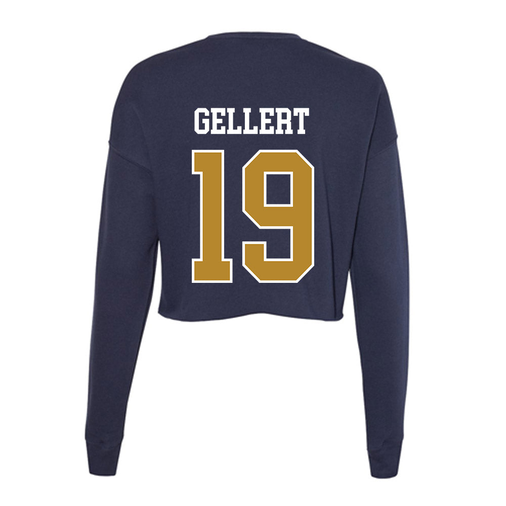 FIU - NCAA Women's Soccer : Mona Gellert - Women's Cropped Crew Fleece-1