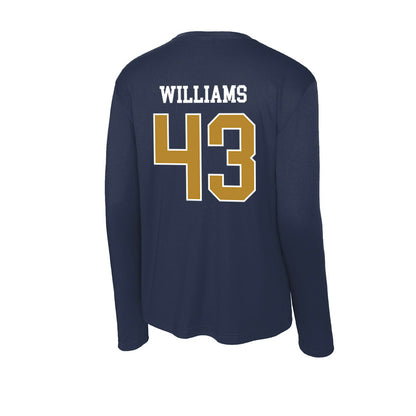 FIU - NCAA Football : Robert Williams - Activewear Long Sleeve T-Shirt-1