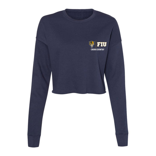 FIU - NCAA Men's Cross Country : Adam Olson - Women's Cropped Crew Fleece-0