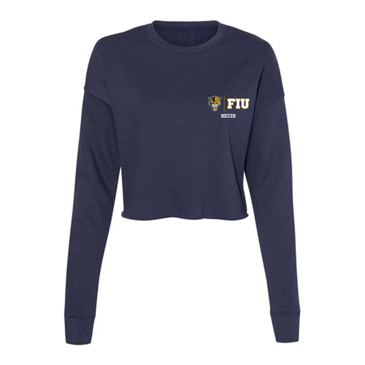 FIU - NCAA Women's Soccer : Chinatsu Kaio - Women's Cropped Crew Fleece-0