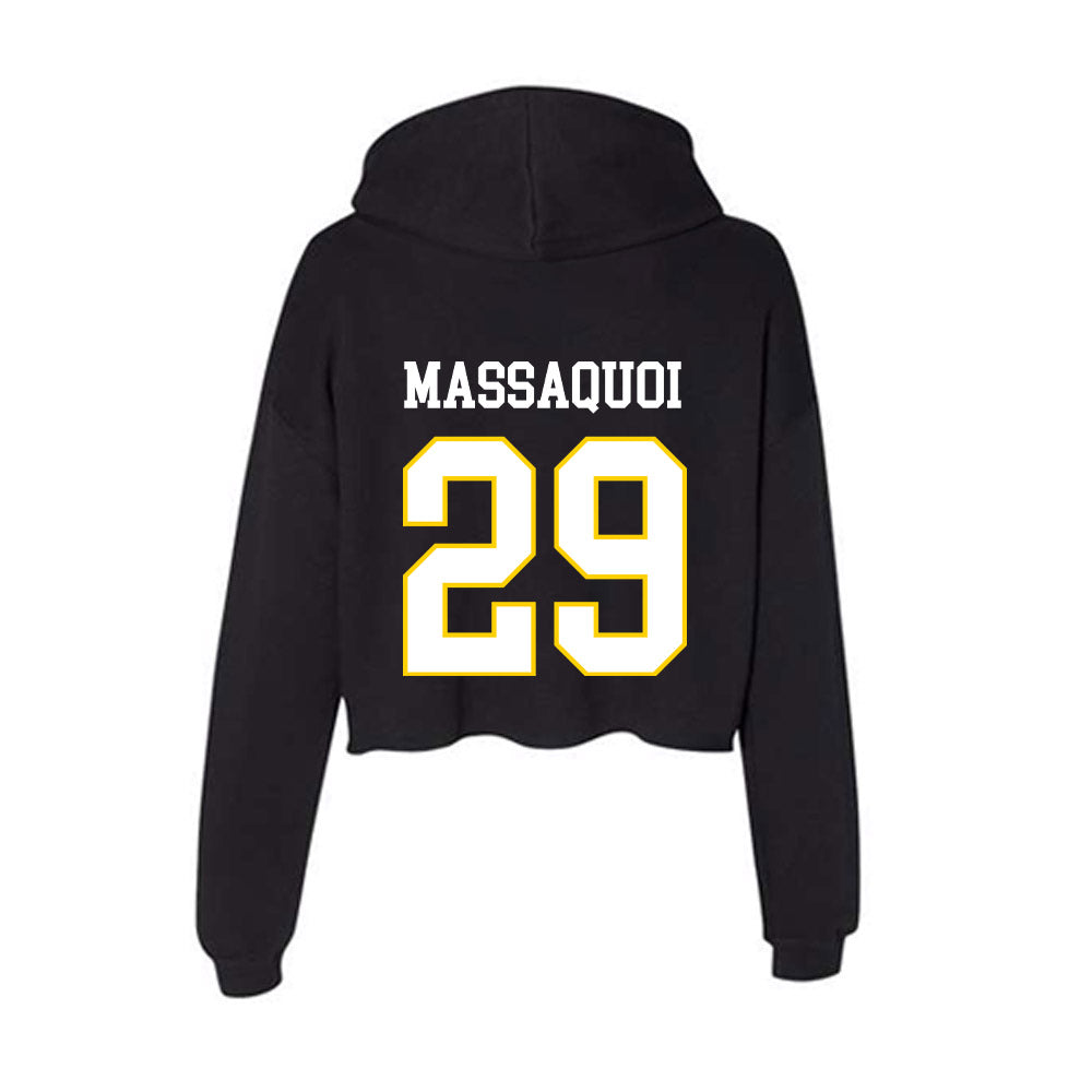 Southeastern - NCAA Football : Titus Massaquoi - Women's Crop Fleece Hoodie-1