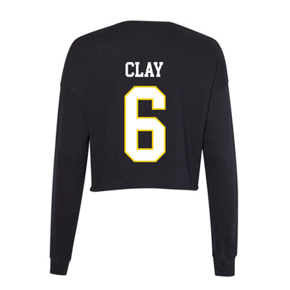 Southeastern - NCAA Baseball : Cale Clay - Women's Cropped Crew Fleece-1