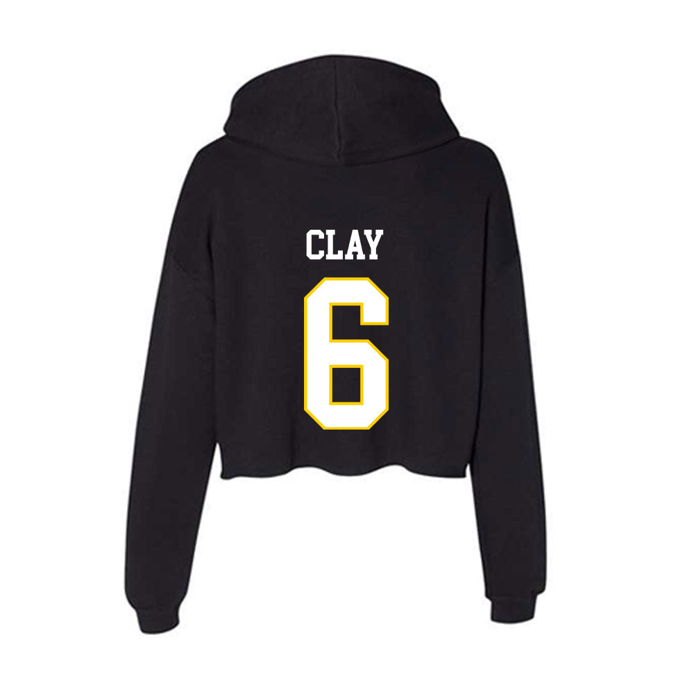 Southeastern - NCAA Baseball : Cale Clay - Women's Crop Fleece Hoodie-1