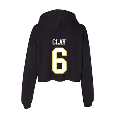 Southeastern - NCAA Baseball : Cale Clay - Women's Crop Fleece Hoodie-1