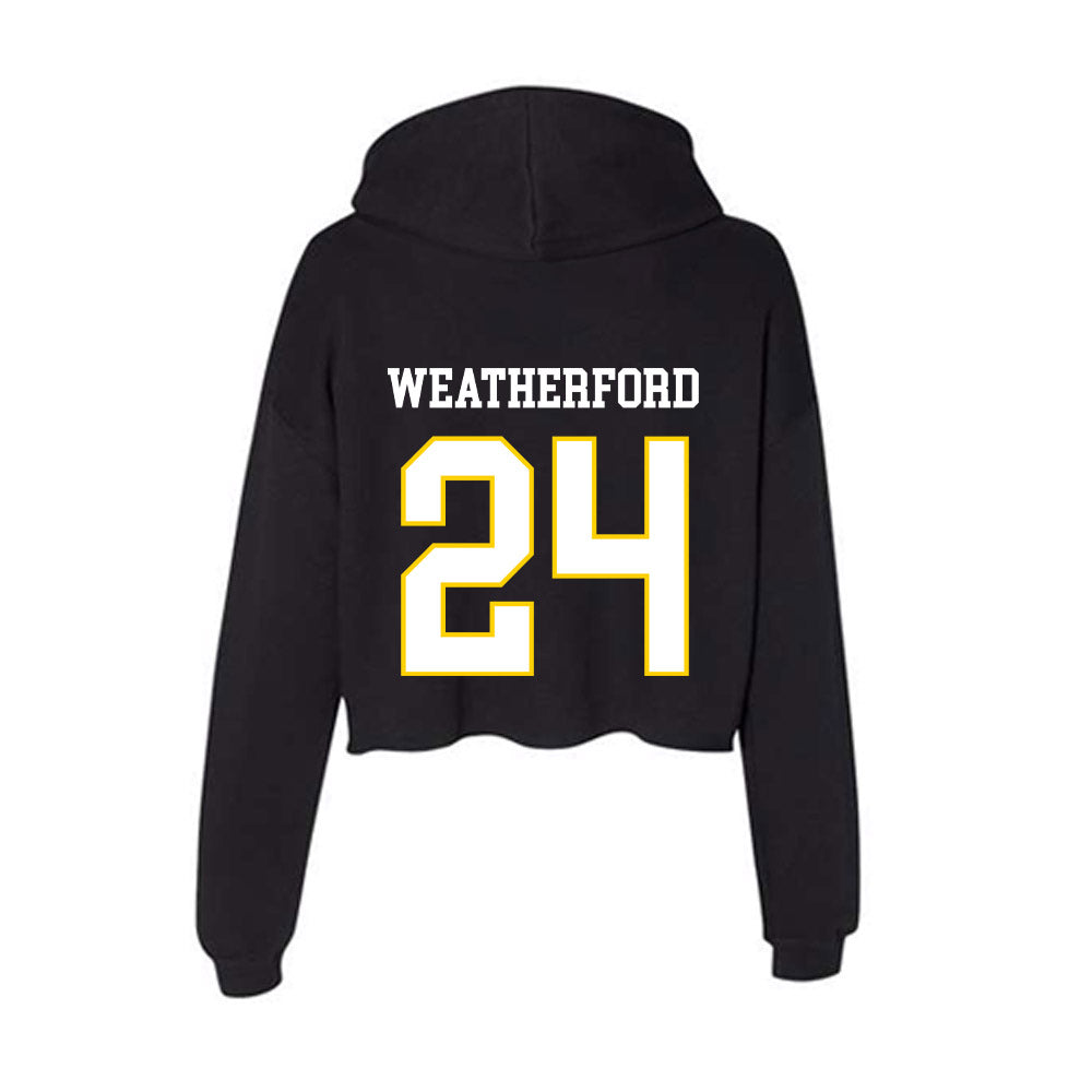 Southeastern - NCAA Women's Volleyball : Laura Weatherford - Women's Crop Fleece Hoodie-1