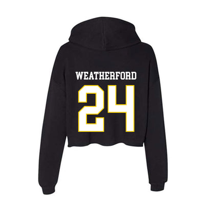 Southeastern - NCAA Women's Volleyball : Laura Weatherford - Women's Crop Fleece Hoodie-1