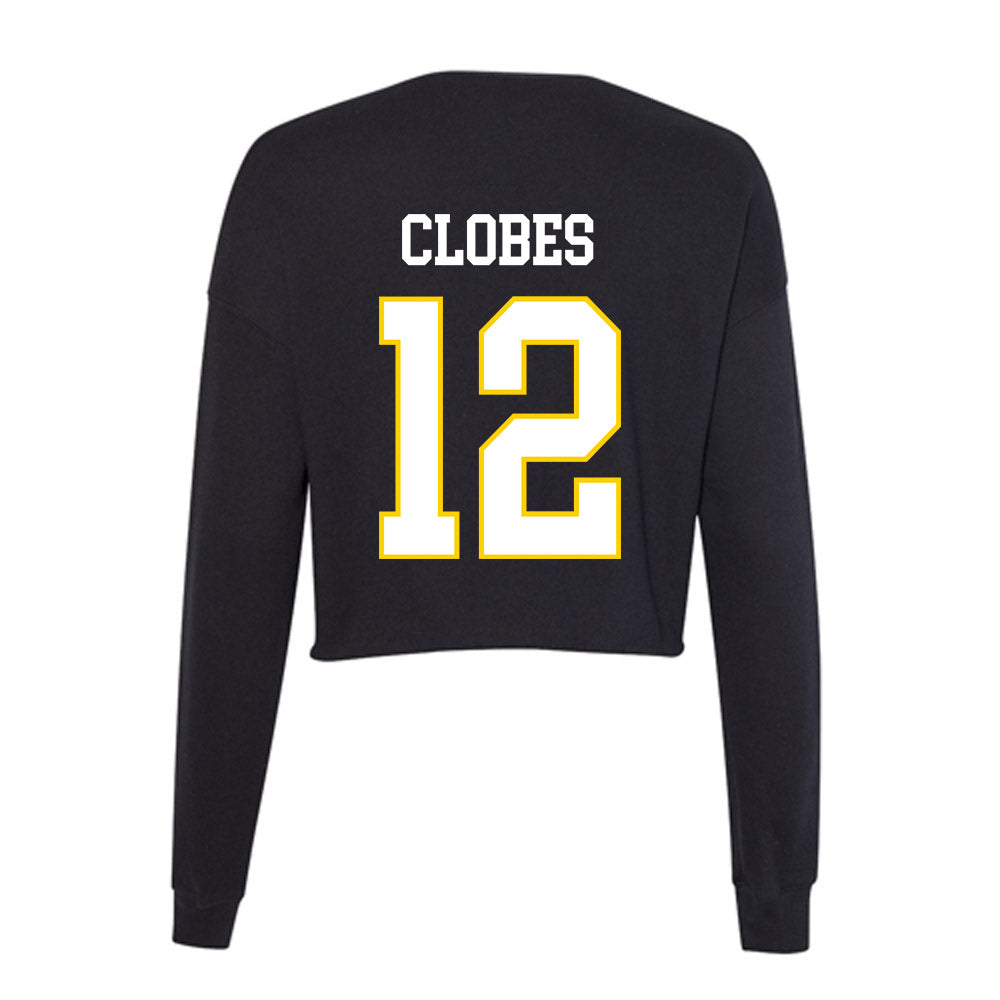Southeastern - NCAA Men's Basketball : Bela Clobes - Women's Cropped Crew Fleece-1