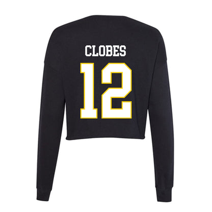 Southeastern - NCAA Men's Basketball : Bela Clobes - Women's Cropped Crew Fleece-1