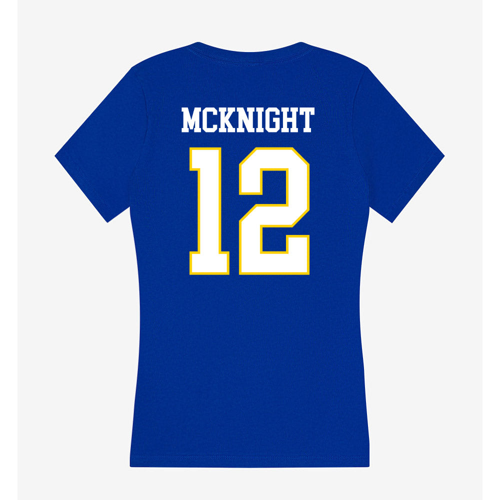 Southeastern - NCAA Football : Kole McKnight - Women's V-Neck T-Shirt-1