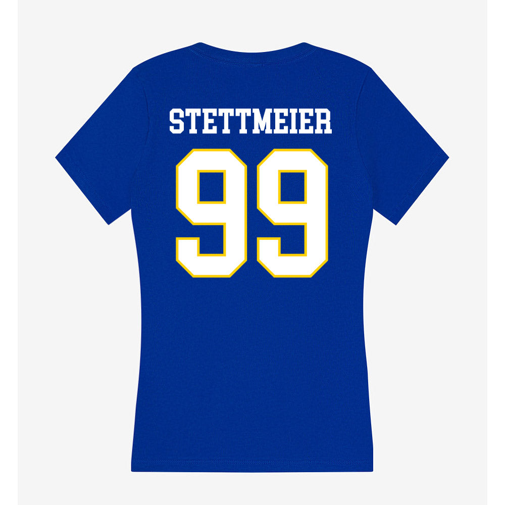 Southeastern - NCAA Football : David Stettmeier - Women's V-Neck T-Shirt-1