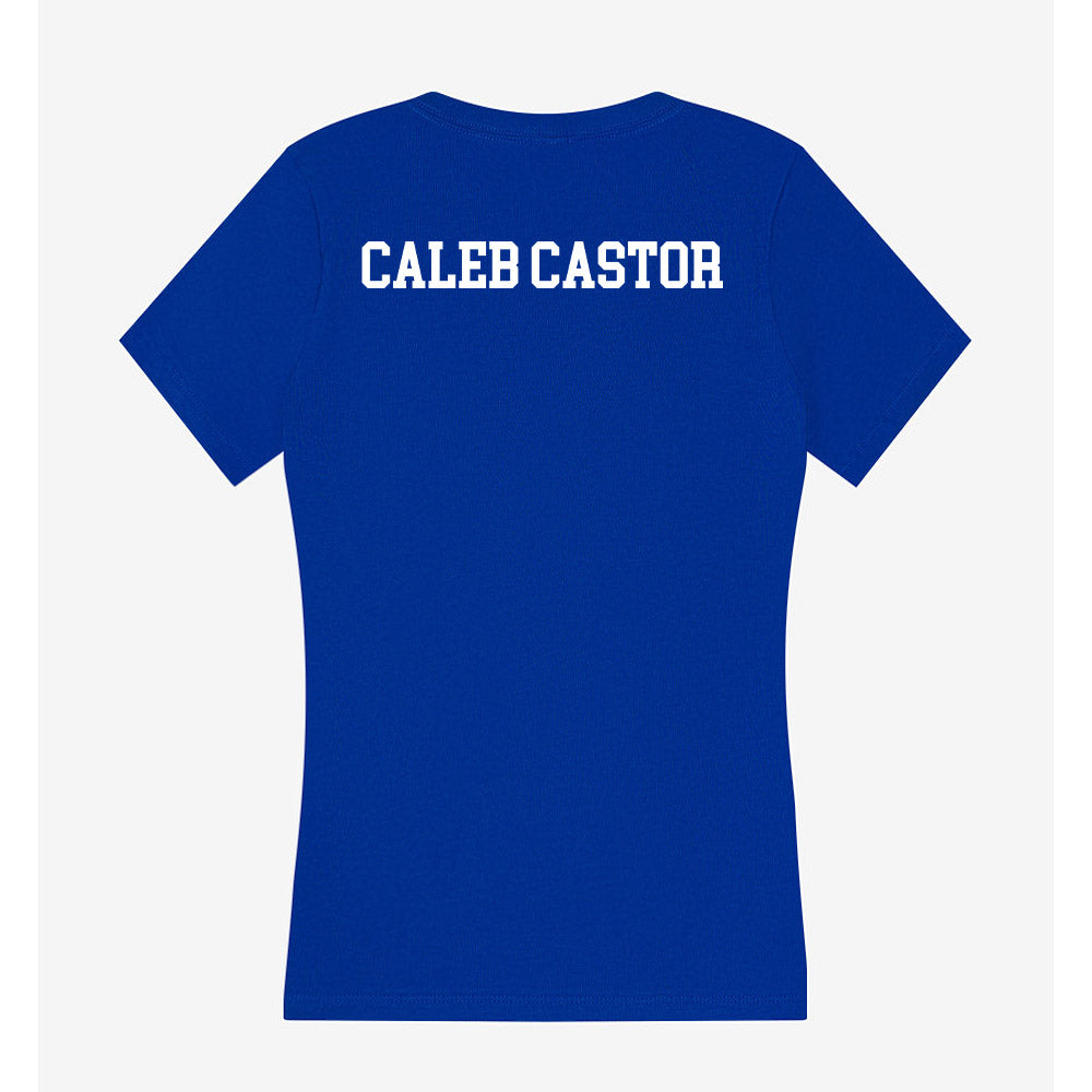 Southeastern - NCAA Men's Golf : Caleb Caleb Castor - Women's V-Neck T-Shirt-1