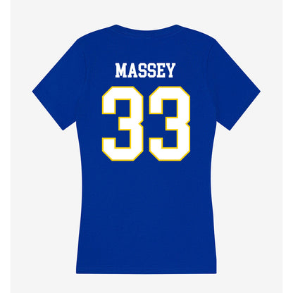 Southeastern - NCAA Baseball : Gabe Massey - Women's V-Neck T-Shirt-1