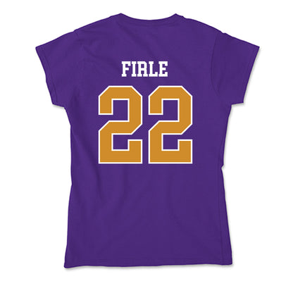 Alcorn - NCAA Men's Basketball : Kevin Firle - Soft Style Women’s T-Shirt-1