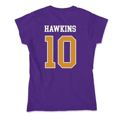 Alcorn - NCAA Men's Basketball : Alex Hawkins - Soft Style Women’s T-Shirt-1